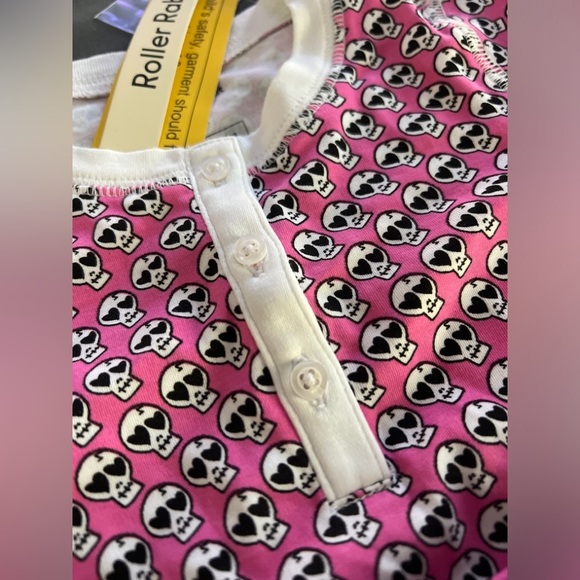 NWT RARE PRINT Roller Rabbit Skull Doodle Pajama Set Bloomingdale’s Collab - Picture 5 of 6